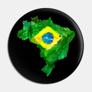 Brazil Map Pin