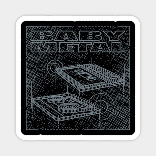 Baby Metal - Technical Drawing Magnet