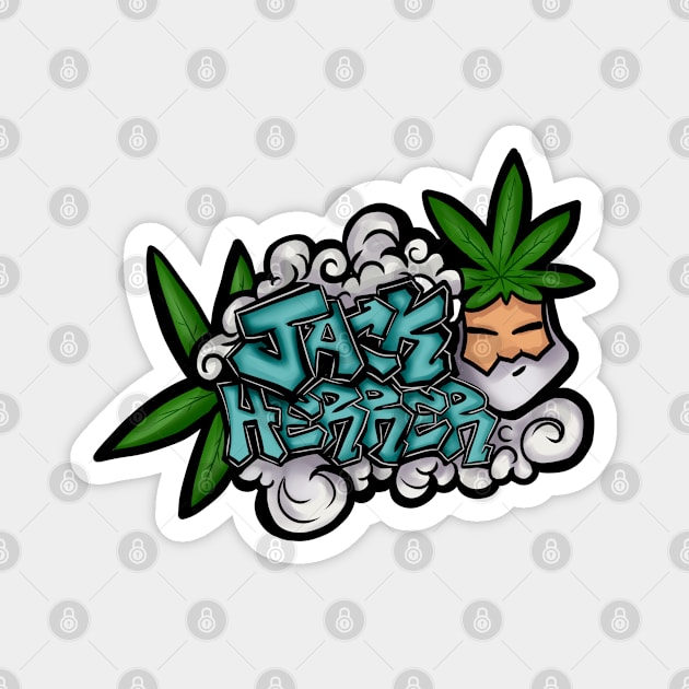 Jack Herrer Magnet by Mary Janes Media