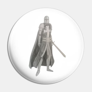 Knight crusader Pin