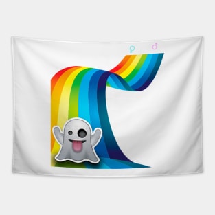 phantom white gay Tapestry