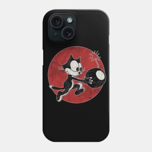 Felix The Cat with Bomb Phone Case