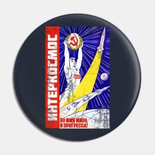 Interkosmos- Russian Space Program Pin