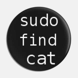 Sudo find cat Pin