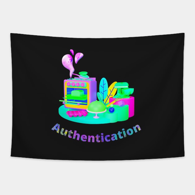 Authentication Surreal Bad Translation Tapestry by raspberry-tea