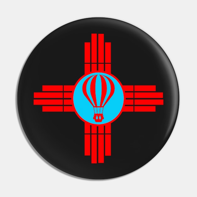 Albuquerque balloon fiesta - with red color Pin by MIXCOLOR
