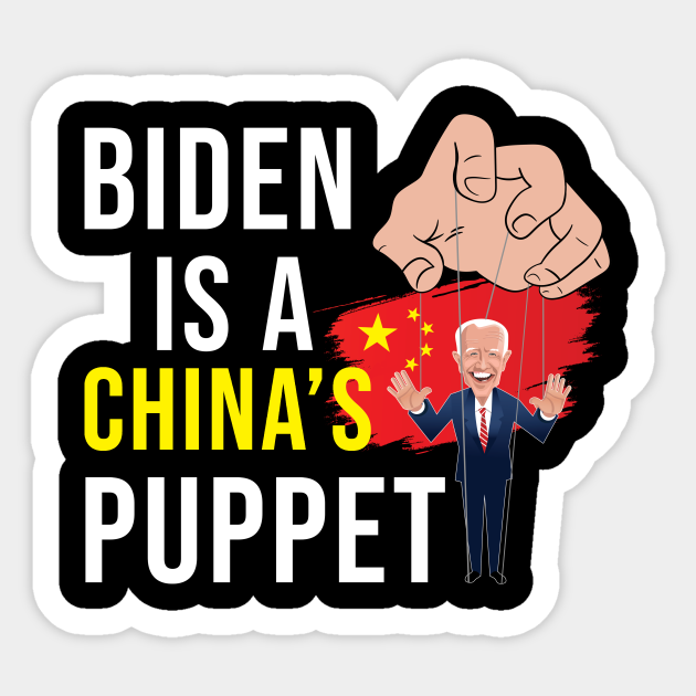 Biden make China Great again anti Biden - Anti Biden - Sticker