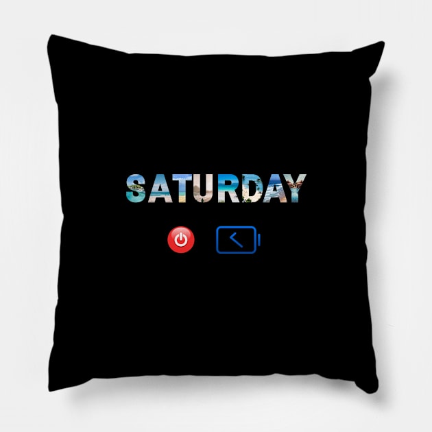 Saturday Energy Pillow by AngelFeatherDsg