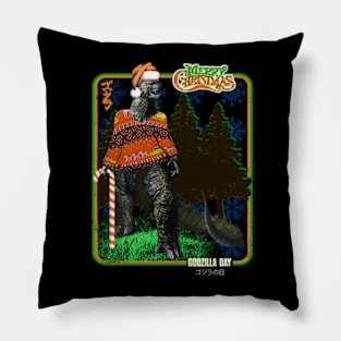 Godzilla christmas Pillow