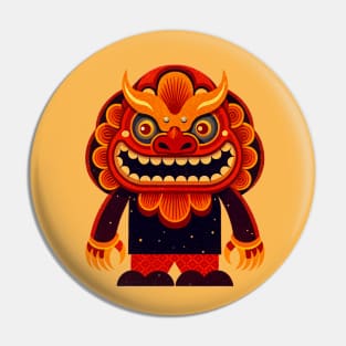 Japanese Demon Cartoon Pin