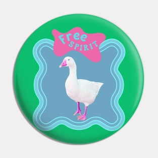 Free spirit duck Pin