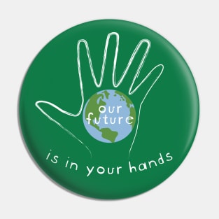 Climate change Environment Youth Protest Pin