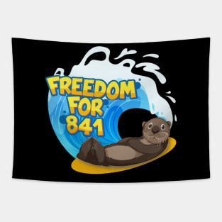 Freedom for 841 Otter Tapestry