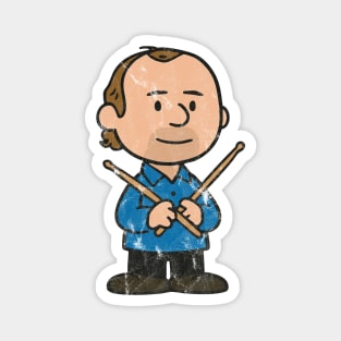 Phil Collins / Peanuts Style Inspired Magnet