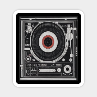 Turntable - Vintage Audio LP Vinyl Record Player Gift Magnet