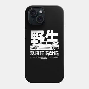 Subie gang white print Phone Case