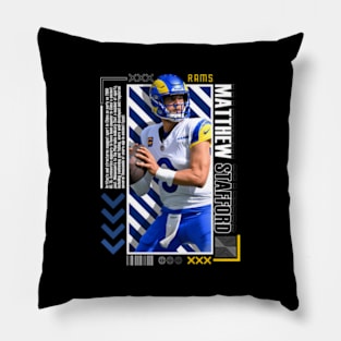 Matthew Stafford Paper Version 10 Pillow