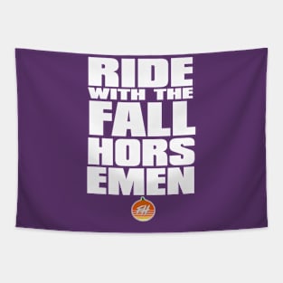 Ride with The Fall Horsemen Tapestry