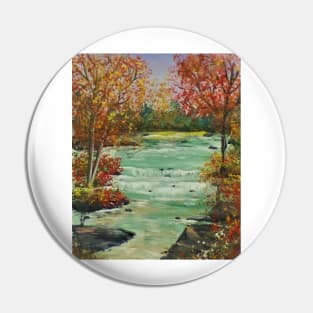 Autumn Landscape Pin