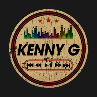 Graphic Kenny G Name Retro Distressed Cassette Tape Vintage T-Shirt