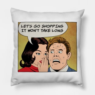 Shopping Time Pillow