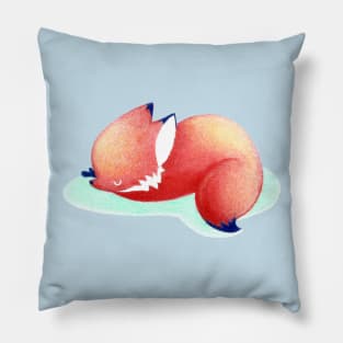 Sleepy Fox Pillow