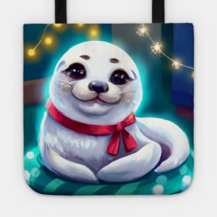 Cute Seal Drawing Tote