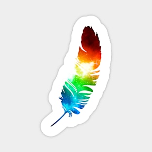 Galaxy Feather Magnet