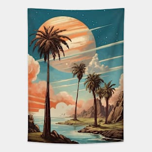 Retro Foreign Landscape Tapestry