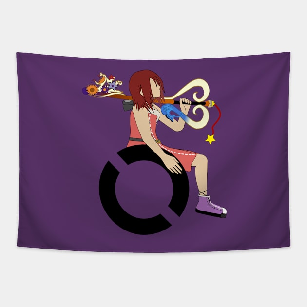 Rolling Kairi Tapestry by RollingMort91