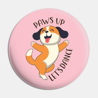 Happy dancing beagle dog Pin