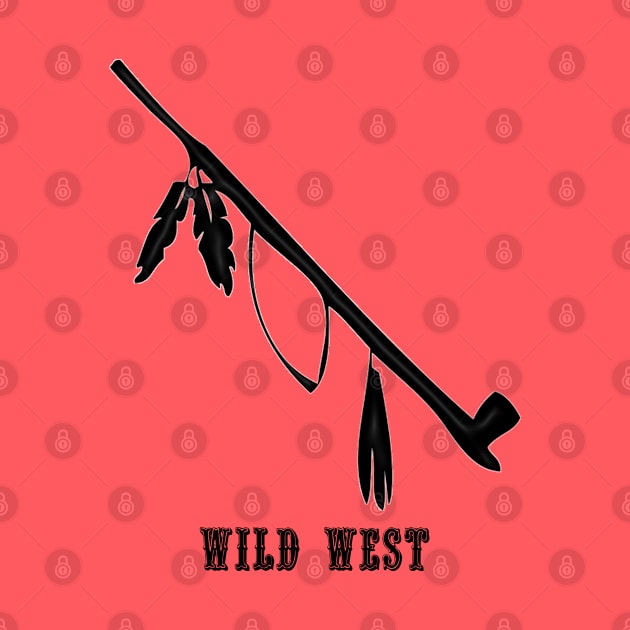 Western Era - Wild West Indian Peace Pipe by The Black Panther