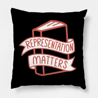 Book Quote Representation Matters Pillow