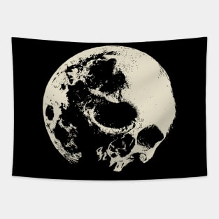 Skulls Moon Tapestry