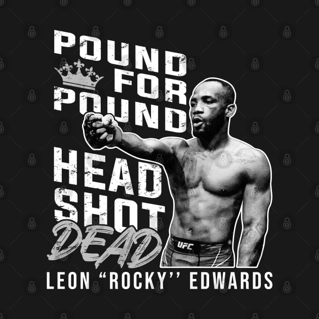 Leon Edwards Headshot by MMAMerch