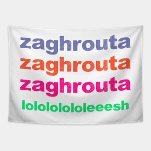 Zaghrouta Ululation Meme Trendy Gift Tapestry