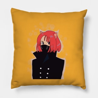 Pandemic Cat Girl Pillow