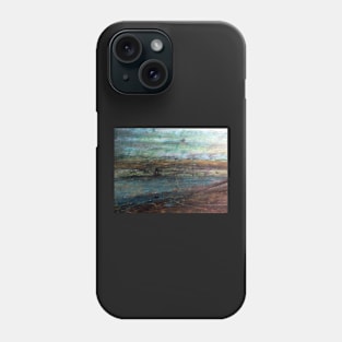 Mystery In Scenery. Dark River landscape. Phone Case