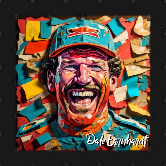 Dale Earnhardt // Paper Art by Otmr Draws