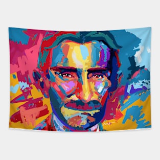 Nikola Tesla Tapestry