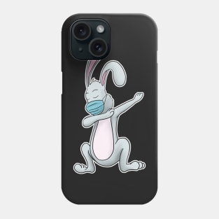 Dabbing Bunny with face mask happy easter 2021 Phone Case