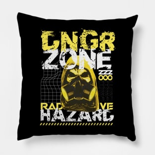 Danger Zone Radioactive Hazard Pillow