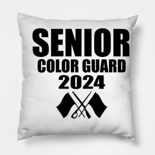 2024 Senior Color Guard Class of 2024 Marching Band Flag Pillow