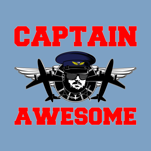 Captain Awesome by HeeHeeTees