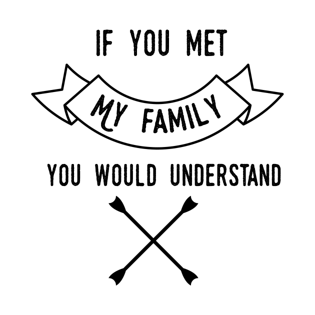 If you meet my family you would understand by T-shirtlifestyle