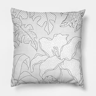 plant pattern dots Pillow