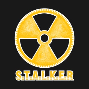 S.T.A.L.K.E.R - vintage style radioactive symbol T-Shirt