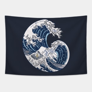 Wave after wave, slowly drifting Tapestry