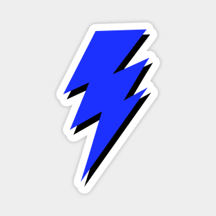 Blue, Triple, Lightning Bolt Magnet