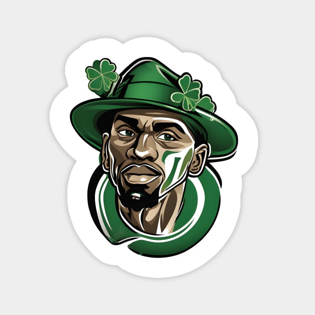 Boston Celtics Aesthetic T-shirt Magnet by Nizar clothing store 